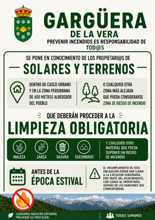Imagen Plan de prevención de incendios forestales 2026.